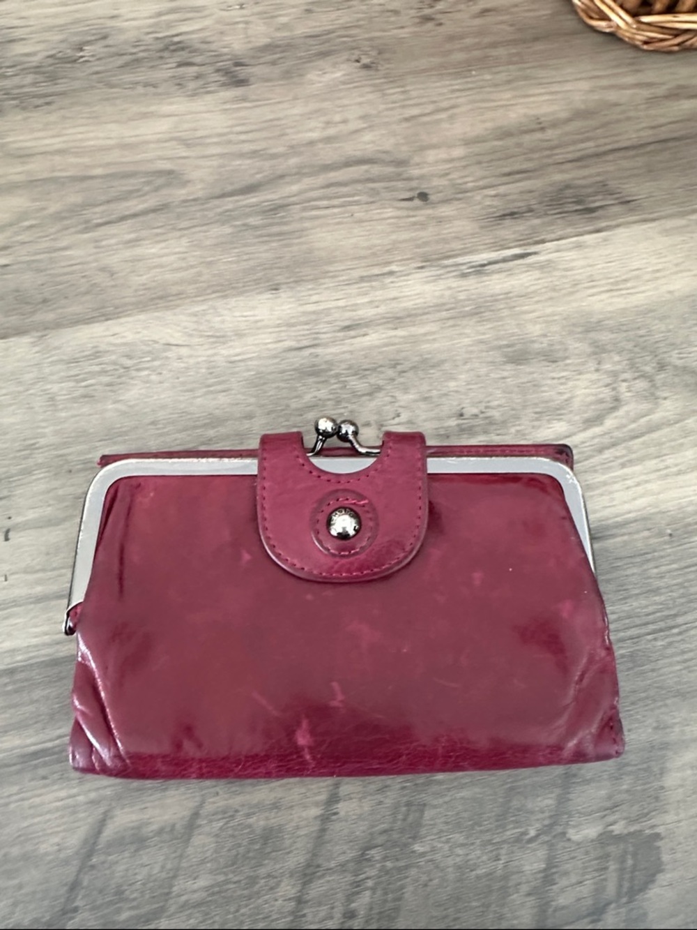 HOBO Classic Women's Wallet - Deep Berry